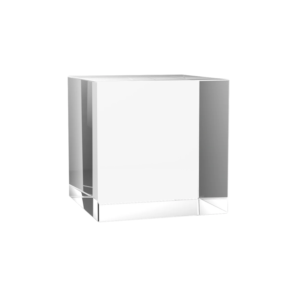 2.5D graverad glas kub 50*50*50 mm