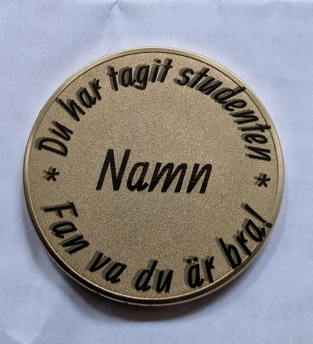 Flip mynt i mässing